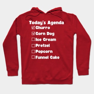 Lispe Today's Agenda Amusement Park & Festival Foods Hoodie